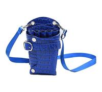 pacchetto di forbici professionali, Borsa portaforbici da parrucchiere professionale in pelle PU multicolore 14x19x4cm, confezione da 5(A)