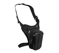 Pacchetto di Gambe Equitazione, Pacchetto di Fiamme della Coscia Portatile e Regolabile con Foro per le Cuffie, Borsa in Vita in Moto, Borsa a Filo a Traversa Esterno per