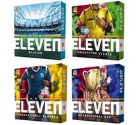 Pacchetto di giochi da tavolo Eleven Football Manager: gioco principale, eventi imprevisti e campagna da solista (3 articoli)