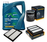 Pacchetto di ispezione DENCKERMANN 5L MANNOL Molibden Ultra 5W-30 per Mitsubishi