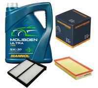 Pacchetto di ispezione DENCKERMANN 5L MANNOL Molibden Ultra 5W-30 per Mitsubishi