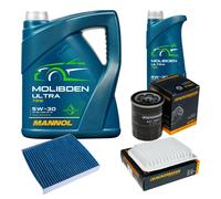 Pacchetto di ispezione DENCKERMANN 6L MANNOL Molibden Ultra 5W-30 per Mitsubishi