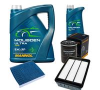 Pacchetto di ispezione DENCKERMANN 6L MANNOL Molibden Ultra 5W-30 per Mitsubishi