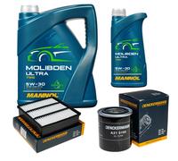 Pacchetto di ispezione DENCKERMANN 6L MANNOL Molibden Ultra 5W-30 per Mitsubishi