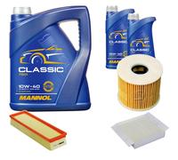Pacchetto di ispezione DENCKERMANN MANNOL Classic 10W-40 7L per Peugeot 207 1.4