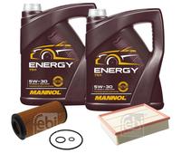Pacchetto di ispezione FEBI BILSTEIN 10L MANNOL Energia 5W-30 per Mercedes-Benz