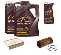 Pacchetto di ispezione FEBI BILSTEIN 11L MANNOL Energia 5W-30 per Mercedes-Benz