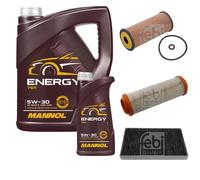 Pacchetto di ispezione FEBI BILSTEIN 6L MANNOL Energia 5W-30 per Mercedes-Benz