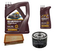 Pacchetto di ispezione FEBI BILSTEIN 6L MANNOL Energy Premium 5W-30 per Renault