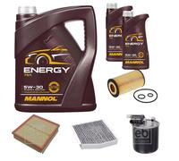 Pacchetto di ispezione FEBI BILSTEIN 7L MANNOL Energia 5W-30 per Mercedes-Benz