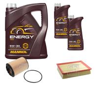 Pacchetto di ispezione FEBI BILSTEIN 7L MANNOL Energia 5W-30 per Mercedes-Benz
