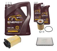Pacchetto di ispezione FEBI BILSTEIN 7L MANNOL Energia 5W-30 per Mercedes-Benz