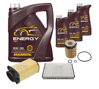 Pacchetto di ispezione FEBI BILSTEIN 8L MANNOL Energia 5W-30 per Mercedes-Benz