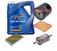 Pacchetto di ispezione KAMOKA MANNOL Defender 10W-40 5L per Opel Zafira Un 1.8