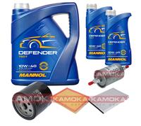 Pacchetto di ispezione KAMOKA MANNOL Defender 10W-40 7L per Opel Zafira Un 1.8