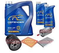 Pacchetto di ispezione KAMOKA MANNOL Defender 10W-40 7L per Opel Zafira Un 1.8