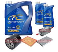 Pacchetto di ispezione KAMOKA MANNOL Defender 10W-40 7L per Opel Zafira Un 1.8