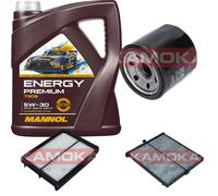 Pacchetto di ispezione KAMOKA MANNOL Energy Premium 5W-30 5L per Mazda 3 1.5
