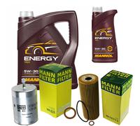 Pacchetto di ispezione MANN-FILTER MANNOL 6L 5W-30 Energia per Mercedes Benz