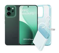 Pacchetto di lancio per smartphone OPPO Reno14 FS 5G 12 GB 512 GB 6,57" AMOLED 120 Hz verde luminoso