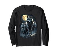 Pacchetto di Lupi sotto la Luna Piena Maglia a Manica