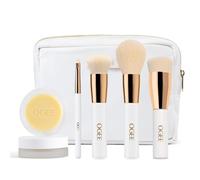 Pacchetto di pennelli per trucco OGEE - Include pennelli e detergente per il trucco di base per frullatore di fruttatura professionale e detergente p