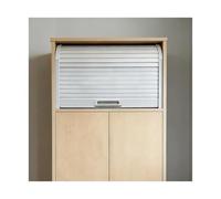 pacchetto di porte pieghevoli per l'accordo, Kit for porta avvolgibile verticale con binario, diverse dimensioni, for riporre la camera da letto in mansarda(46x32in/117x81cm)