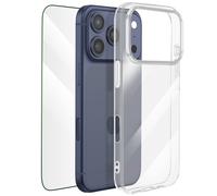Pacchetto di protezione 2 in 1 Custodia + Vetro temperato per iPhone 17 Pro Max