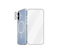 Pacchetto di Protezione - PANZER GLASS - iPhone 17 - Cover Trasparente - Pellicola Protettiva - Anelli per Foto