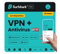 Pacchetto di protezione Surfshark One VPN Antivirus 24 mesi