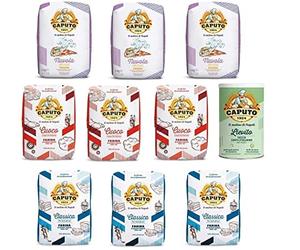 Pacchetto di prova Farina Molino Caputo Nuvola Classica Cuoco Farina per pizza Farina (9 x 1 kg) + 1 lievito Caputo Lievito