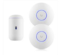 Pacchetto di rete ad alte prestazioni - Gateway Cloud UDR7 WiFi 7 con Switch PoE + 2 punti di accesso WiFi 6 U6+ | Copertura 3000 ft², Multi-Gig 2.5G/10G, Sicurezza Avanzata