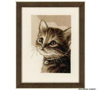 Pacchetto di ricamo Vervaco contatore modello "Gatto bambino