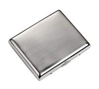 Pacchetto di Sigarette, Portasigarette Classico Color Argento Metallizzato, Porta Carte di Credito e Portafoglio Sicurezza Protettivo