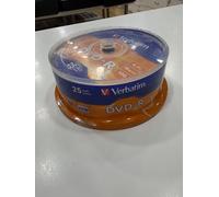 Pacchetto Di VERBATIM DVD-R 25 Unità 4.7GB 16X 120 Minuti Sigillato Nuovo