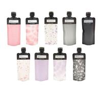 Pacchetto Di Viaggio A 9 Pezzi, Sacchetti Di Imballaggio Liquido Trasparente, Borsa Per Pacchetto Portatile, Adatto Per Gel Doccia, Lozione E Prodotti Per La Cura Della Pelle.