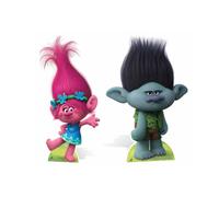 Pacchetto Doppio Di Cartone Mini Di Trolls Princess Poppy E Branch - Timberlake