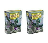 Pacchetto Dragon Shield: 2 confezioni da 60 buste per carte doppie opache giapponesi, in eucalipto opaco