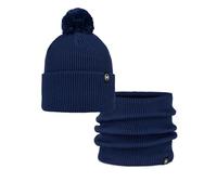 Pacchetto Duo BUFF® Knitted Berretto Renvi Midnight Blu e Knitted & Fleece Scaldacollo Renvi Midnight Blu Taglia unica Adulti