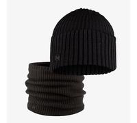 Pacchetto Duo BUFF® Knitted Berretto Rutger Graphite e Knitted & Fleece Scaldacollo Rutger Graphite Taglia unica Adulti