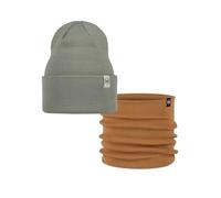 Pacchetto Duo BUFF® Street Knitted Berretto Lilon Opaline e Knitted Scaldacollo Lilon Peanut Taglia unica Adulti
