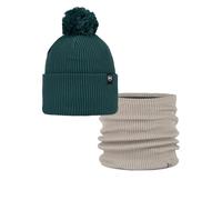 Pacchetto Duo BUFF® Street Knitted Berretto Renvi Silversage e Knitted & Fleece Scaldacollo Renvi Birch Gray Taglia unica Adulti