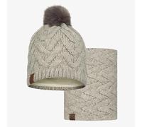 Pacchetto Duo Knitted & Fleece Band Berretto Caryn Cru e Knitted & Fleece Scaldacollo Caryn Cru Taglia unica Adulti