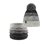 Pacchetto Duo Knitted & Fleece Band Berretto Masha Grigio e Knitted & Fleece Neckwarmer Masha Grigio Taglia unica Adulti
