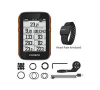 (Pacchetto E) BC200 Computer da bici wireless GPS Tachimetro contachilometri da bici 2,6 pollici