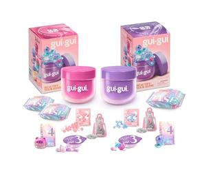 Pacchetto Esclusivo Gui Gui Twin Pack, Lo Slime Più Bello di Sempre, Creato da Te, Migliora il Tuo Slime Con un Grande Aggiornamento, 2 Diversi Slime Profumati Gui Gui Con 2 Texture Incredibili