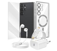 Pacchetto Essentiel per Galaxy S25 Ultra Custodia, Vetro, Caricatore, Auricolari