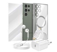 Pacchetto essenziale per Galaxy S23 Ultra Custodia, pellicola protettiva,