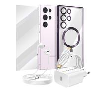 Pacchetto essenziale per Galaxy S23 Ultra Custodia, pellicola protettiva,