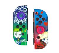 Pacchetto FR-TEC Joker e Harley Quinn per controller Nintendo Switch con guscio rigido + impugnature - Migliora la presa e la s NEW